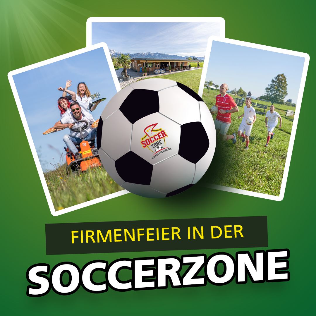 Firmenfeier in der Soccerzone Villach Kärnten Fussballgolf Firmenevent
